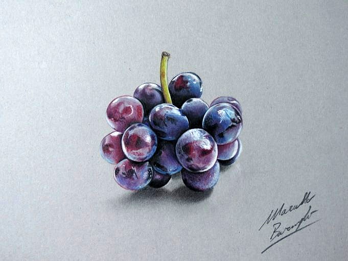 Come Disegnare L'uva